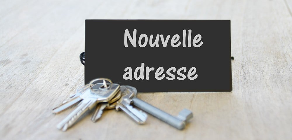 changer adresse societe